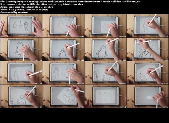 Drawing People: Creating Unique and Dynamic Character Poses in Procreate 