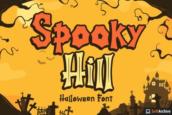 Spooky Hill   Halloween Font