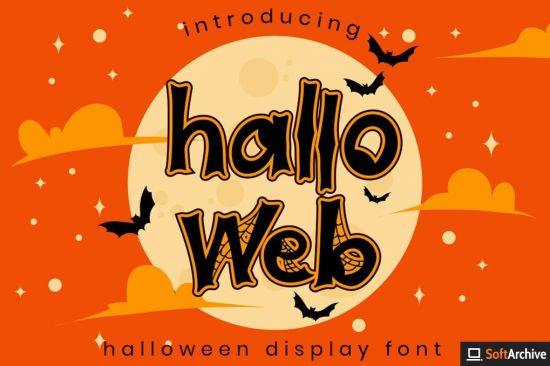 Halloweb   Halloween Font