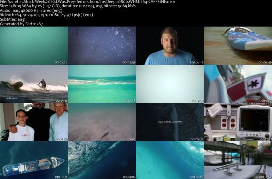 Shark Week 2020 I Was Prey-Terrors from the Deep 1080p WEB h264-CAFFEiNE