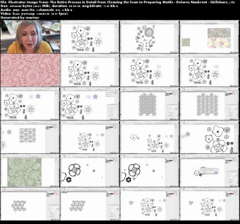 Illustrator Image Trace: The Entire Process in Detail from Cleaning the Scan to Preparing Motifs