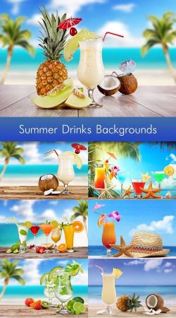 Summer Drinks Backgrounds