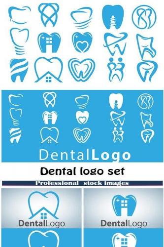 Dental logo set