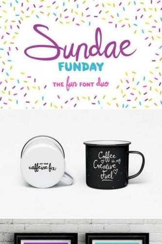 Sundae Funday Font Family 7752734 