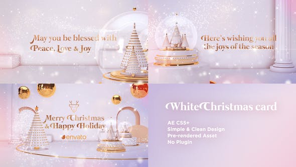 Videohive - White Christmas Card 25288884
