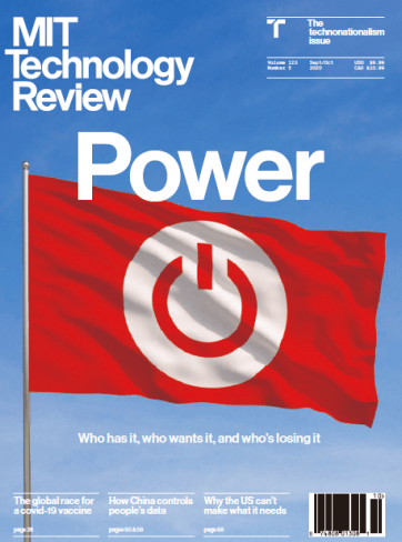 MIT Technology Review   September/October 2020