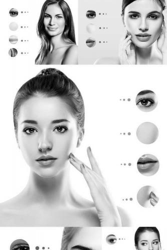 Woman Skin Problem Concept