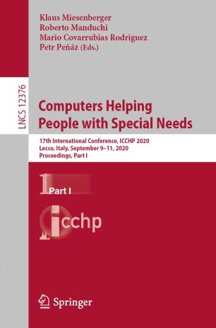 Computers Helping People with Special Needs: 17th International Conference
