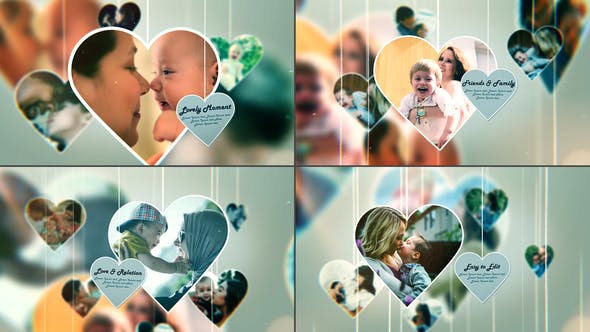 DesignOptimal Videohive Lovely Moment Happy Family Moment Photo Slideshow 28403694