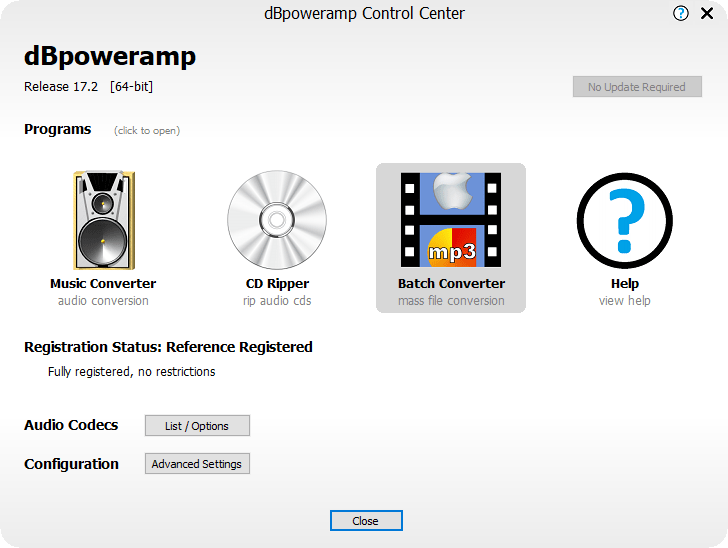 linux dbpoweramp music converter