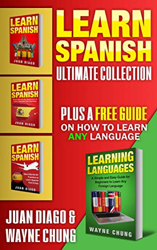 Learn Spanish: 4 Books in 1! Package has basic langue skills, short stories for beginners