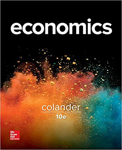 Economics, 10th Edition by David Colander