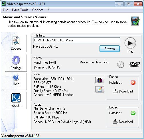 VideoInspector 2.15.10.154