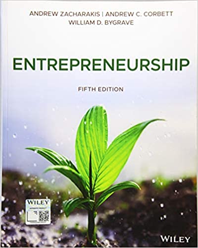 Entrepreneurship, 5th Edition by Andrew Zacharakis