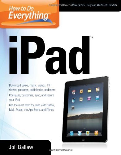 How to Do Everything iPad. 1st Edition 