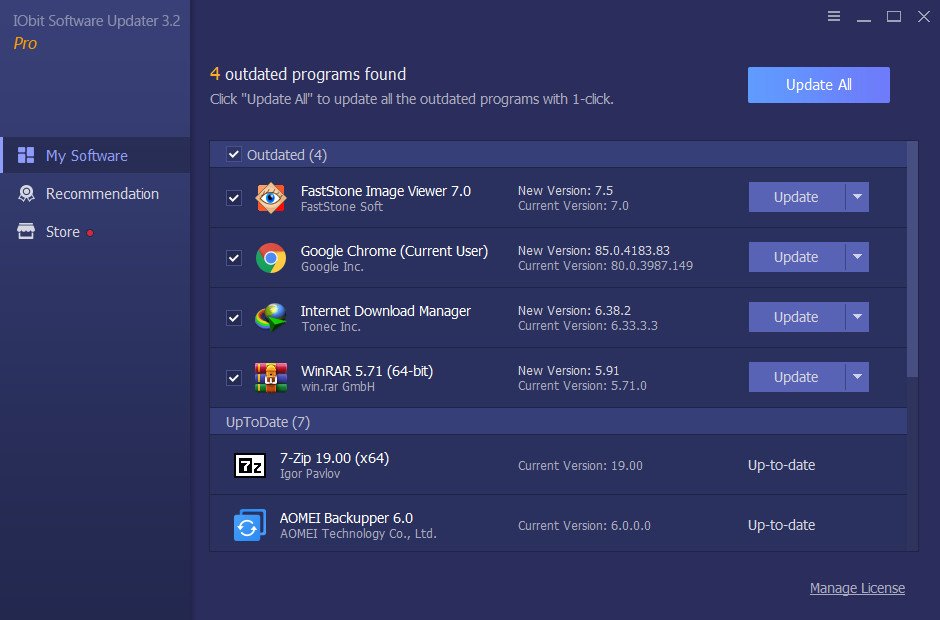 IObit Software Updater Pro 6.2.0.11 download the new version for android