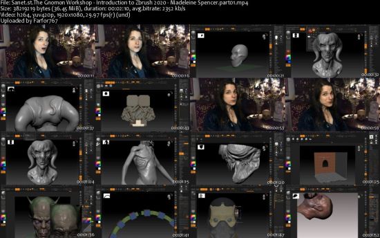 The Gnomon Workshop: Introduction to Zbrush 2020 by Madeleine Spencer