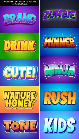GraphicRiver   Cartoon Text Effect for Illustrator 28406677