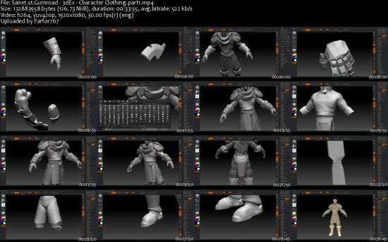 Gumroad: 3dEx - Stylized Clothing Modeling, Sculpting, Texturing Videos