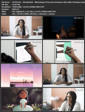 Skillshare - Illustrating in Procreate: Drawing a Shareable Timelapse
