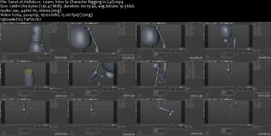 Helloluxx - learn. Intro to Character Rigging in C4D