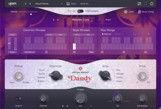 UJAM Virtual Bassist DANDY v2.1.1