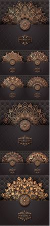 Luxury mandala decorative ethnic background element #3