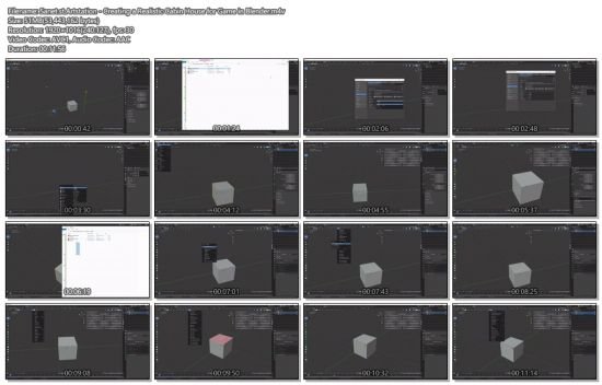 Artstation - Creating a Realistic Cabin House for Game in Blender