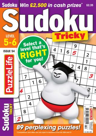 PuzzleLife Sudoku Tricky   Issue 54, 2020