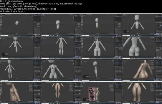 Gumroad - Character Creation in Blender