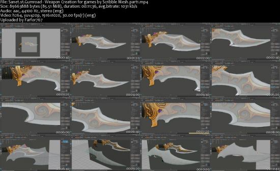 Gumroad - Weapon Creation for games by Scribble Mesh