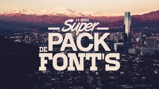 SUPER PACK DE FONTES! | +600 fonts
