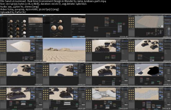Gumroad – Real-time Environment Design in Blender by Jama Jurabaev