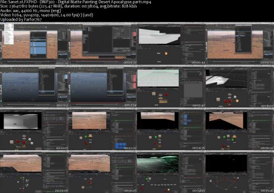 Digital Matte Painting: Desert Apocalypse