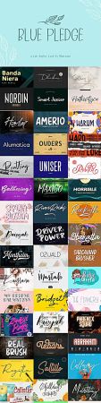 49 Creative Fonts Pack 2020