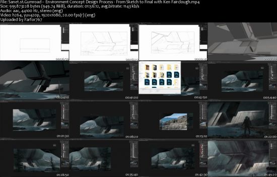 Environment Concept Design Process: From Sketch to Final
