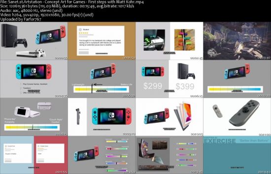 Artstation: Concept Art for Games - First steps with Matt Kohr