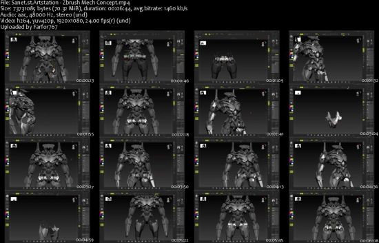 Artstation - Zbrush Mech Concept