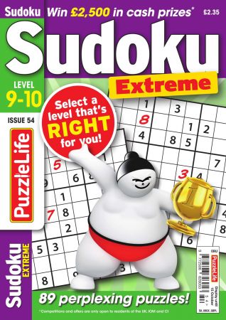 PuzzleLife Sudoku Extreme   Issue 54, 2020