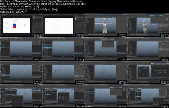 Manoanim - Animation Biped Rigging