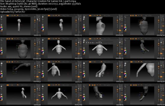 Victory3d – Character Creation for Games Vol. 1