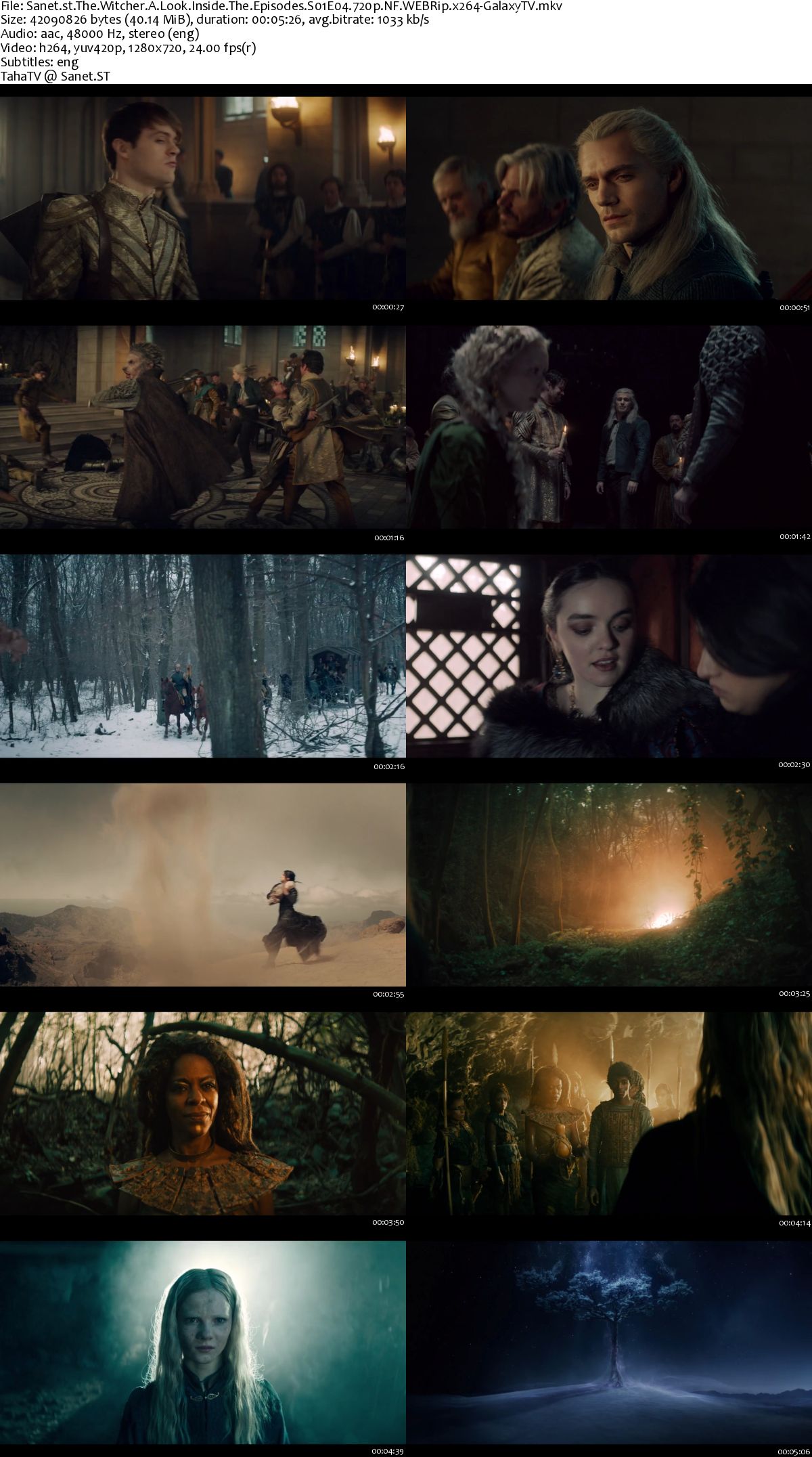 The Witcher A Look Inside The Episodes S01 720p NF WEBRip x264-GalaxyTV