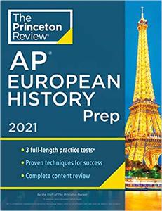 Princeton Review AP European History Prep, 2021