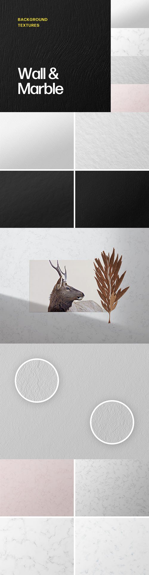 Wall & Marble Background Textures PSD Templates