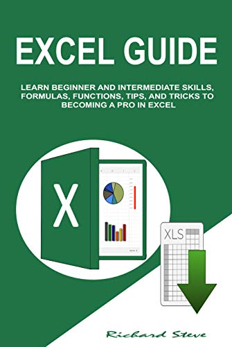 Excel Guide: Learn Beginner and Intermediate Skills, Formulas, Functions, Tips, and Tricks to Becoming an Expert in Excel