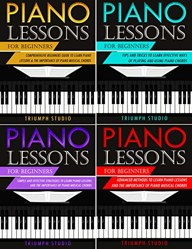 Piano Lessons for Beginners: 4 in 1   Beginner's Guide Tips and Tricks   Simple and Effective Strategies