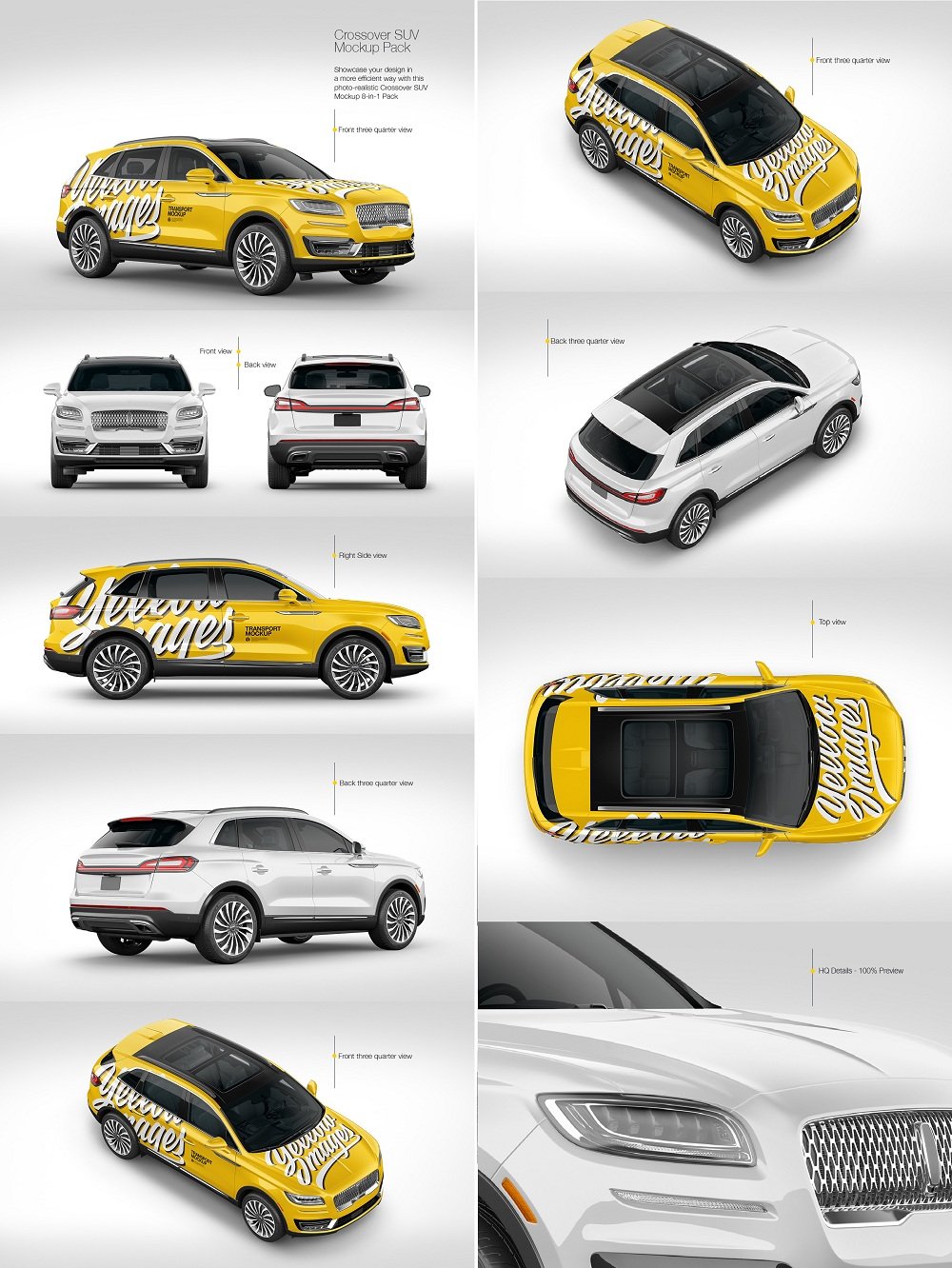 Download Download Crossover SUV Mockup Pack 68091 - SoftArchive