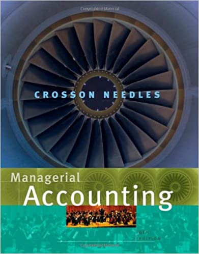 Managerial Accounting, 8th Edition Ed 8