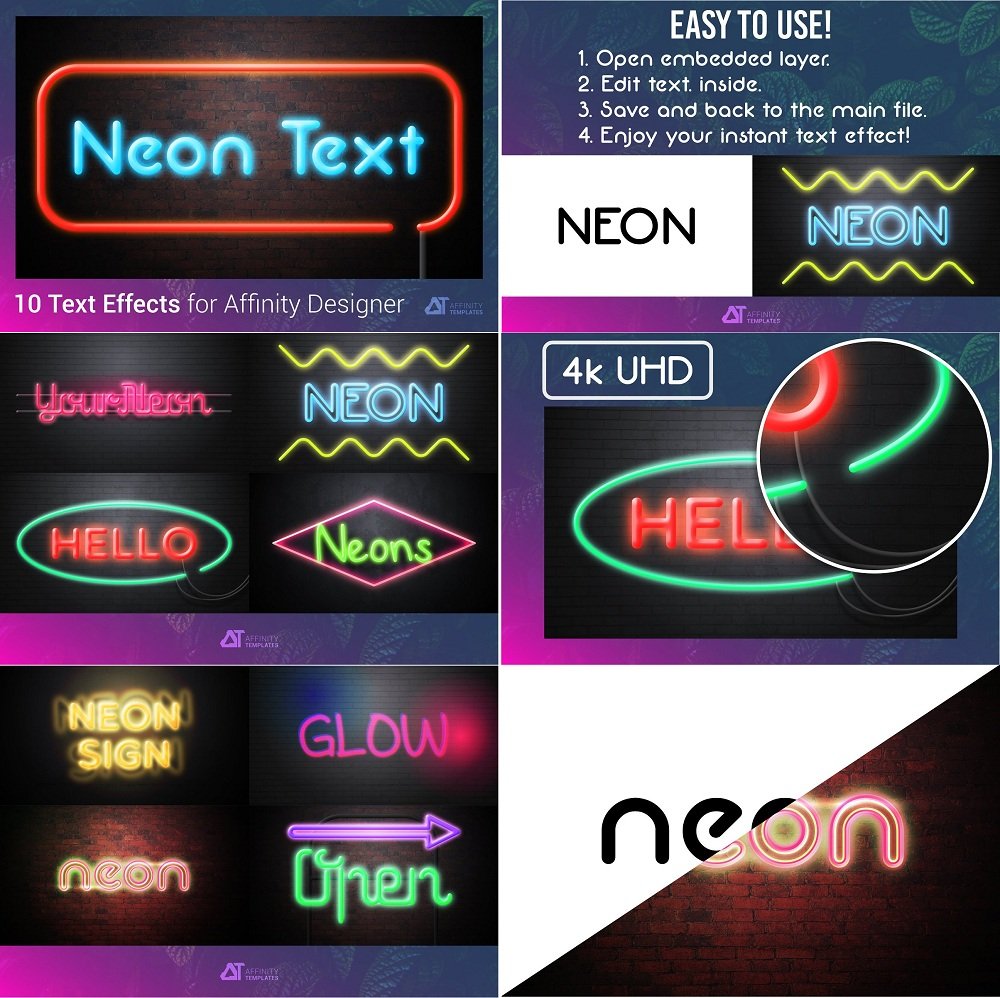 affinity designer text effects