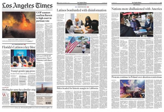 Los Angeles Times – October 27, 2020